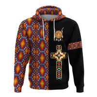 Native American Navajo Cross Heritage Hoodie LT12 - Wonder Print Shop