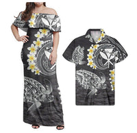 Polynesian Hawaiian Kanaka Maoli Matching Hawaiian Shirt And Dress No.3 LT6 - Wonder Print Shop