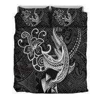 Polynesian Shark Tattoo Hawaii Tribal Bedding Set LT12 - Wonder Print Shop