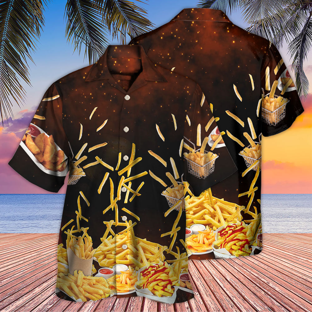 Food French Fries Fast Food Delicious Hawaiian Shirt - Wonder Print Shop
