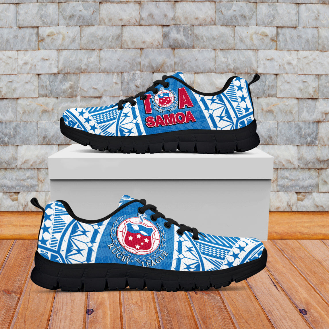 Toa Samoa Rugby Sneaker Blue Sky LT6 - Wonder Print Shop