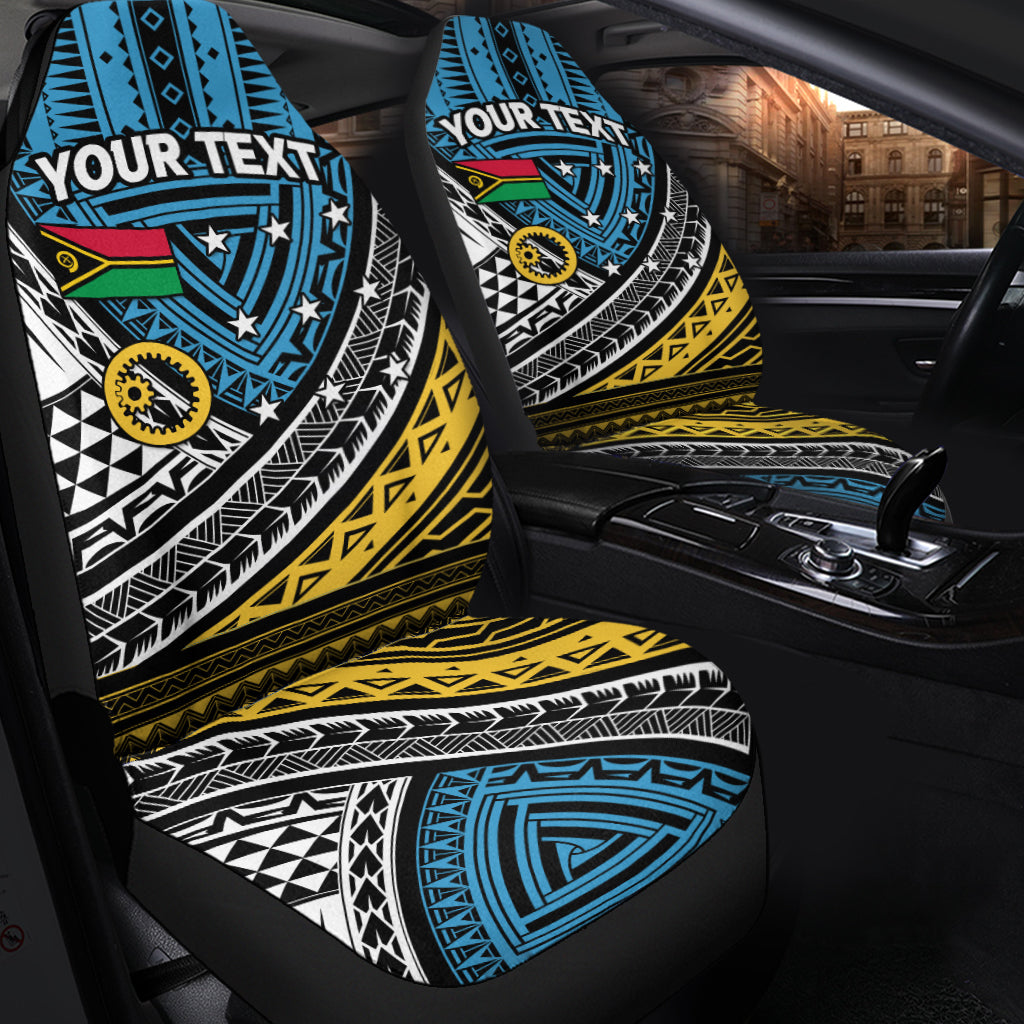 Custom Personalised Vanuatu Sanma Province Tribal Pattern Car Seat Covers LT12 - Wonder Print Shop