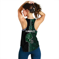 Hawaii Kakau Warrior Football Women Tank Top LT12 - Wonder Print Shop