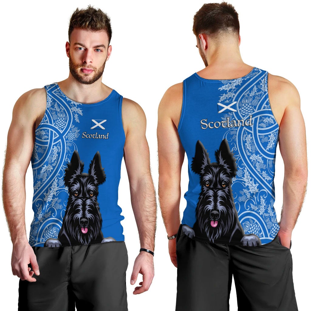scottish-terrier-with-thistle-men-tank-top