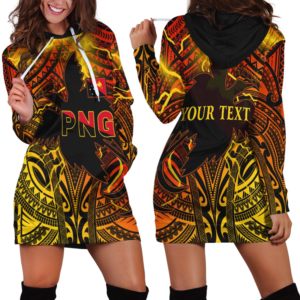 (Custom Personalised) Papua New Guinea Hoodie Dress Stalwart Polynesian Special LT13 - Wonder Print Shop
