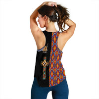 Native American Navajo Cross Heritage Women Tank Top LT12 - Wonder Print Shop