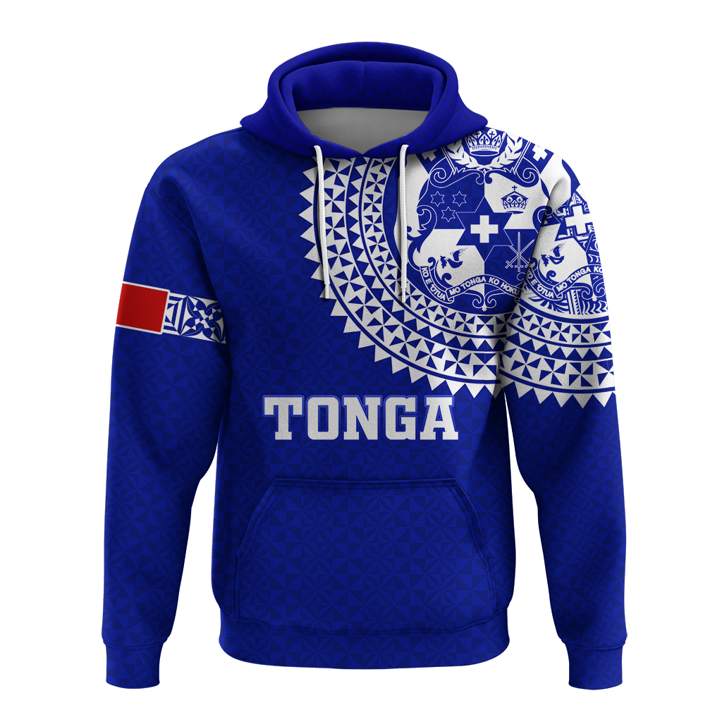 Tonga Hoodie Tongan Blue Turtle LT12 - Wonder Print Shop