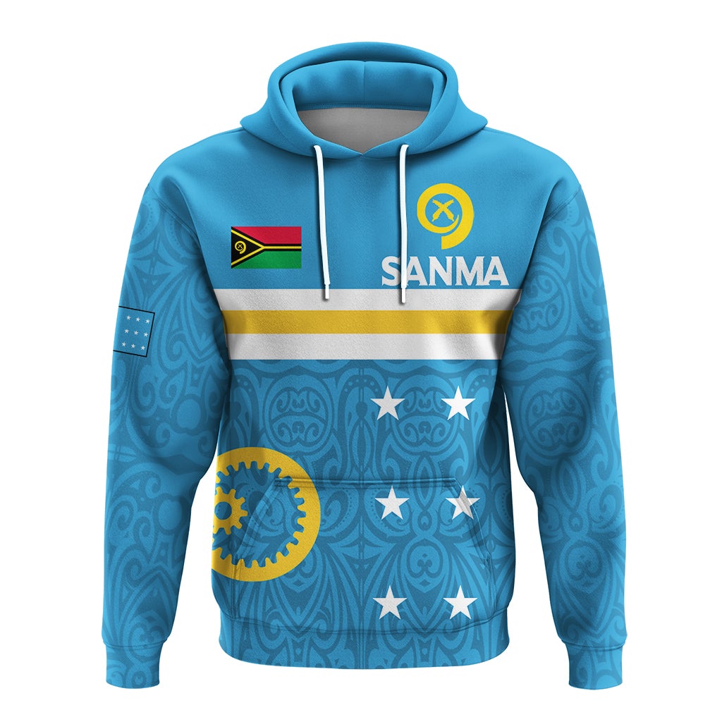 Custom Vanuatu Sanma Province Hoodie Flag Style LT12 - Wonder Print Shop