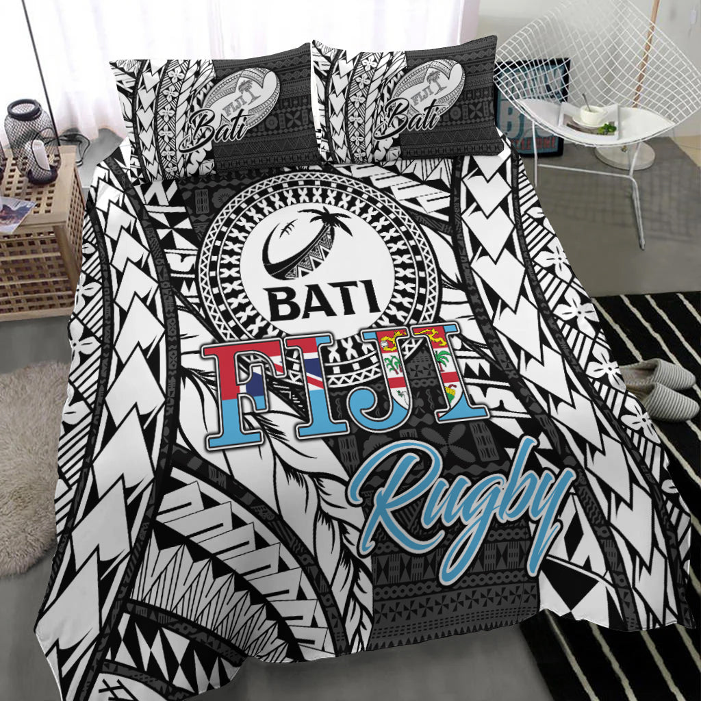 Fiji Rugby Bati Tapa Pattern Bedding Set LT2 - Wonder Print Shop