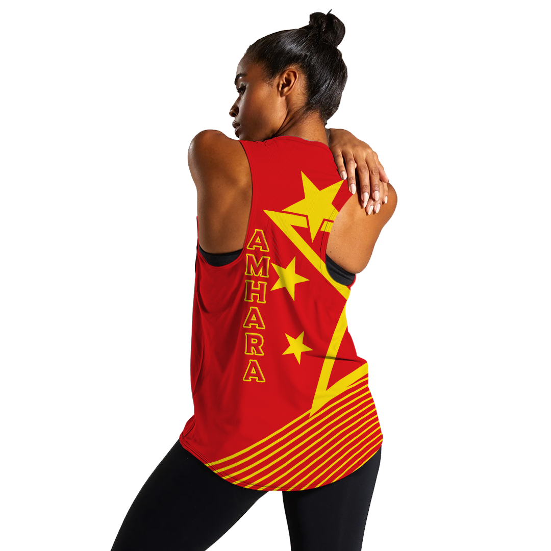 Amhara Region Legend Ethiopia Women Tank Top LT12 - Wonder Print Shop