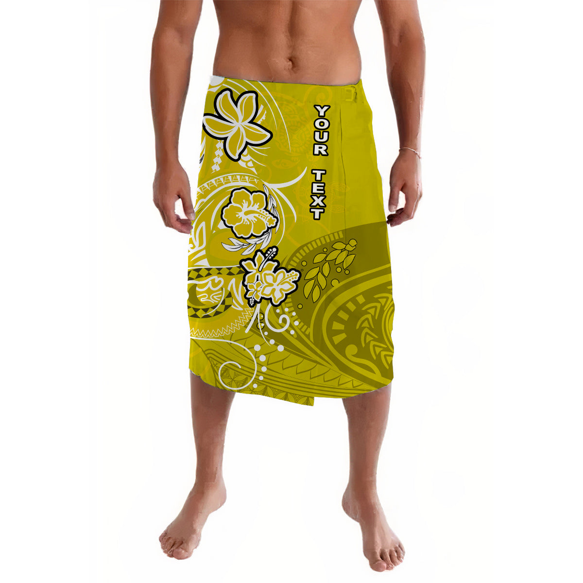 Custom Personalised Polynesian Lavalava Be Unique Gold LT13 - Wonder Print Shop
