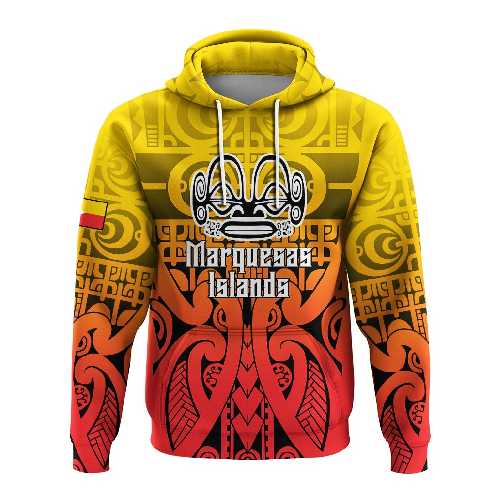 Marquesas Islands Marquesan Tattoo Hoodie LT12 - Wonder Print Shop