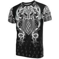 Viking Fenrir and Tyr Tattoo T Shirt RLT12 - Wonder Print Shop