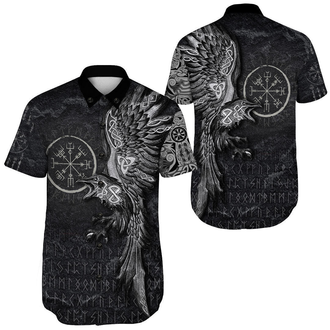 viking-clothing-vegvisir-with-raven-viking-compass-shorts-sleeve-shirt
