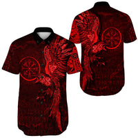 viking-clothing-vegvisir-with-raven-viking-compass-shorts-sleeve-shirt-red-version