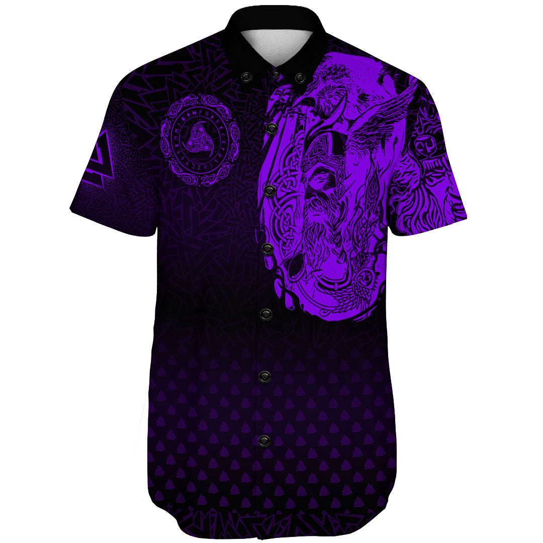 viking-clothing-viking-odin-raven-tattoo-style-purple-version-shorts-sleeve-shirt