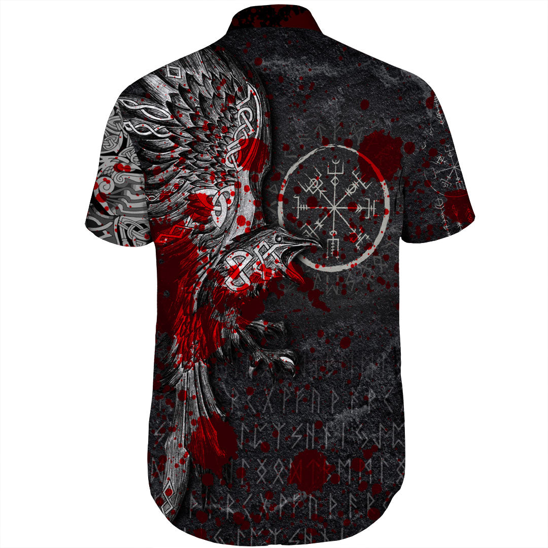 viking-clothing-viking-odin-raven-tattoo-style-blood-version-shorts-sleeve-shirt