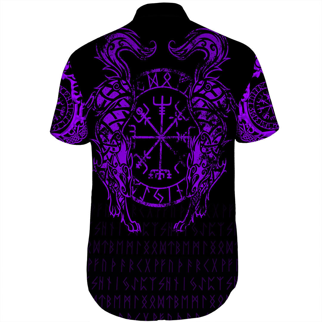 viking-clothing-viking-compass-vegvisir-tattoo-purple-version-shorts-sleeve-shirt