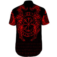 viking-clothing-viking-compass-vegvisir-tattoo-red-version-shorts-sleeve-shirt