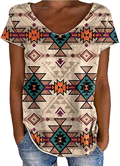 Pattern Light Brown Native American 3D T Shirt LT10 - Wonder Print Shop