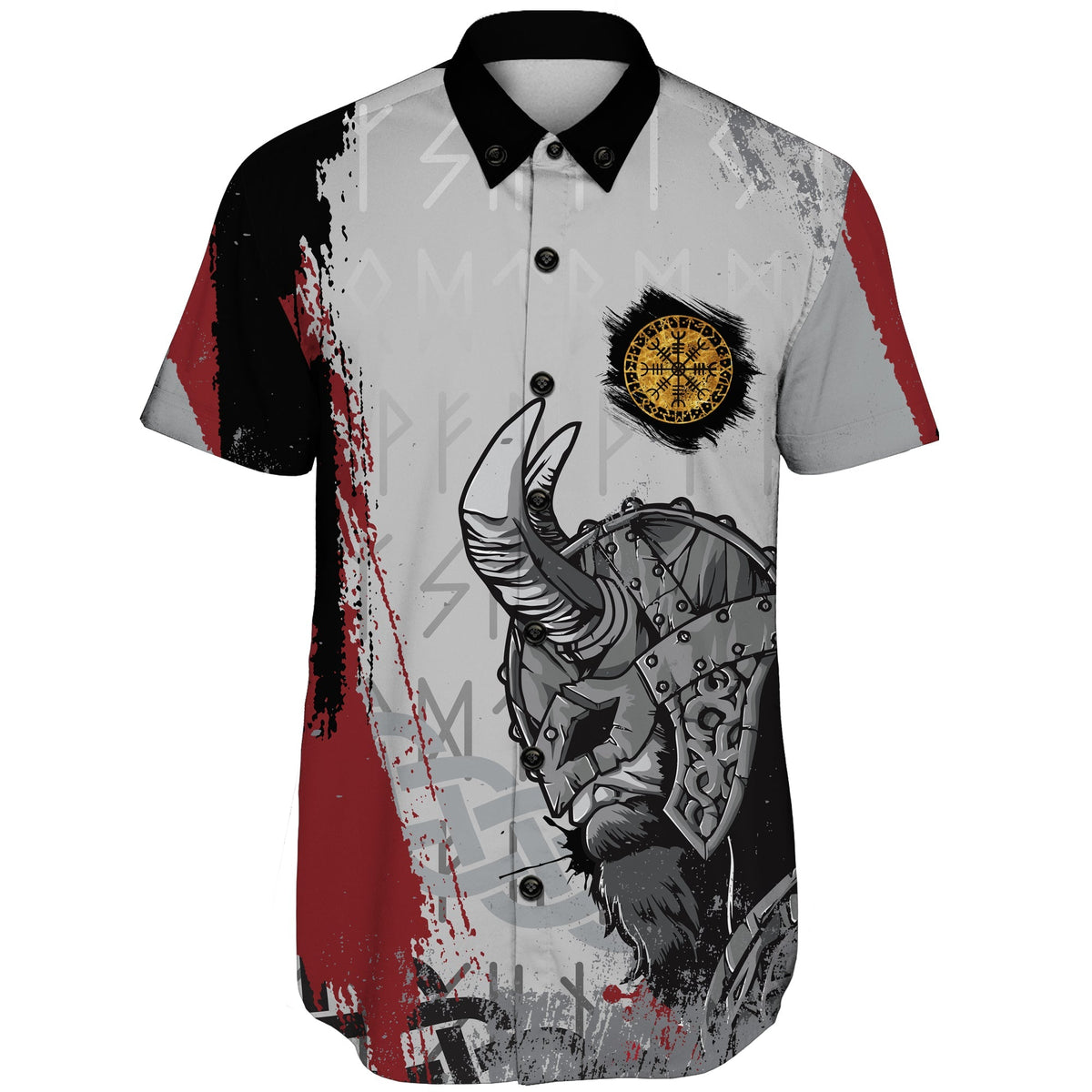 viking-shorts-sleeve-shirts-viking-warrior