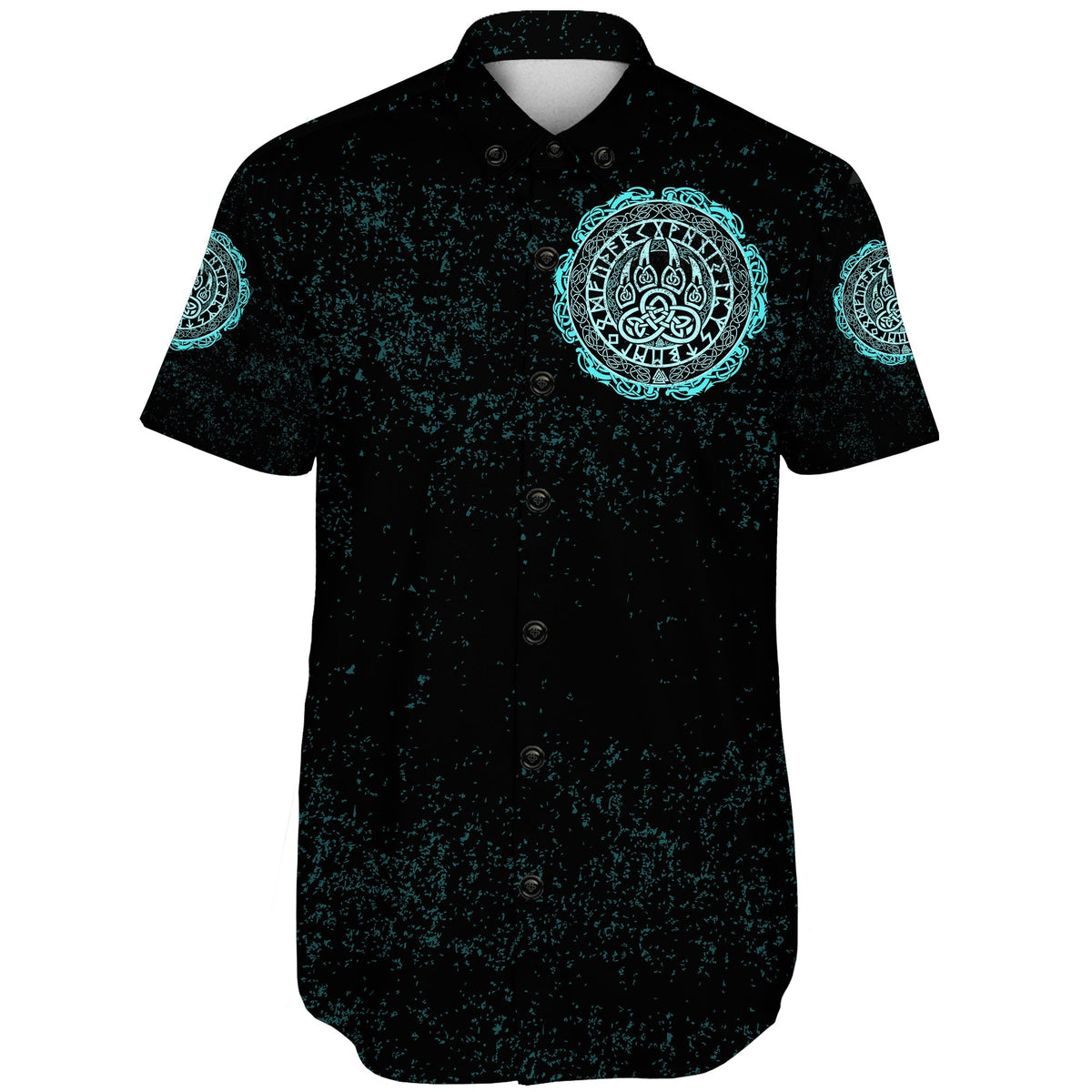 viking-shorts-sleeve-shirts-viking-bear-claws-cyan-tattoo