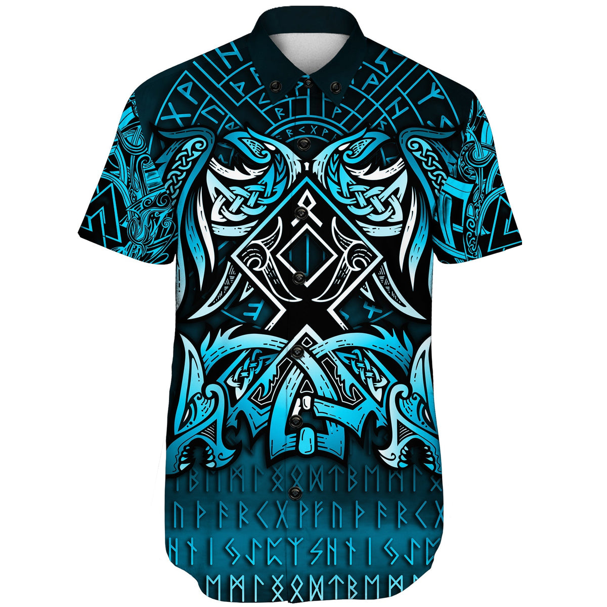 viking-shorts-sleeve-shirt-othala-and-raven-blue