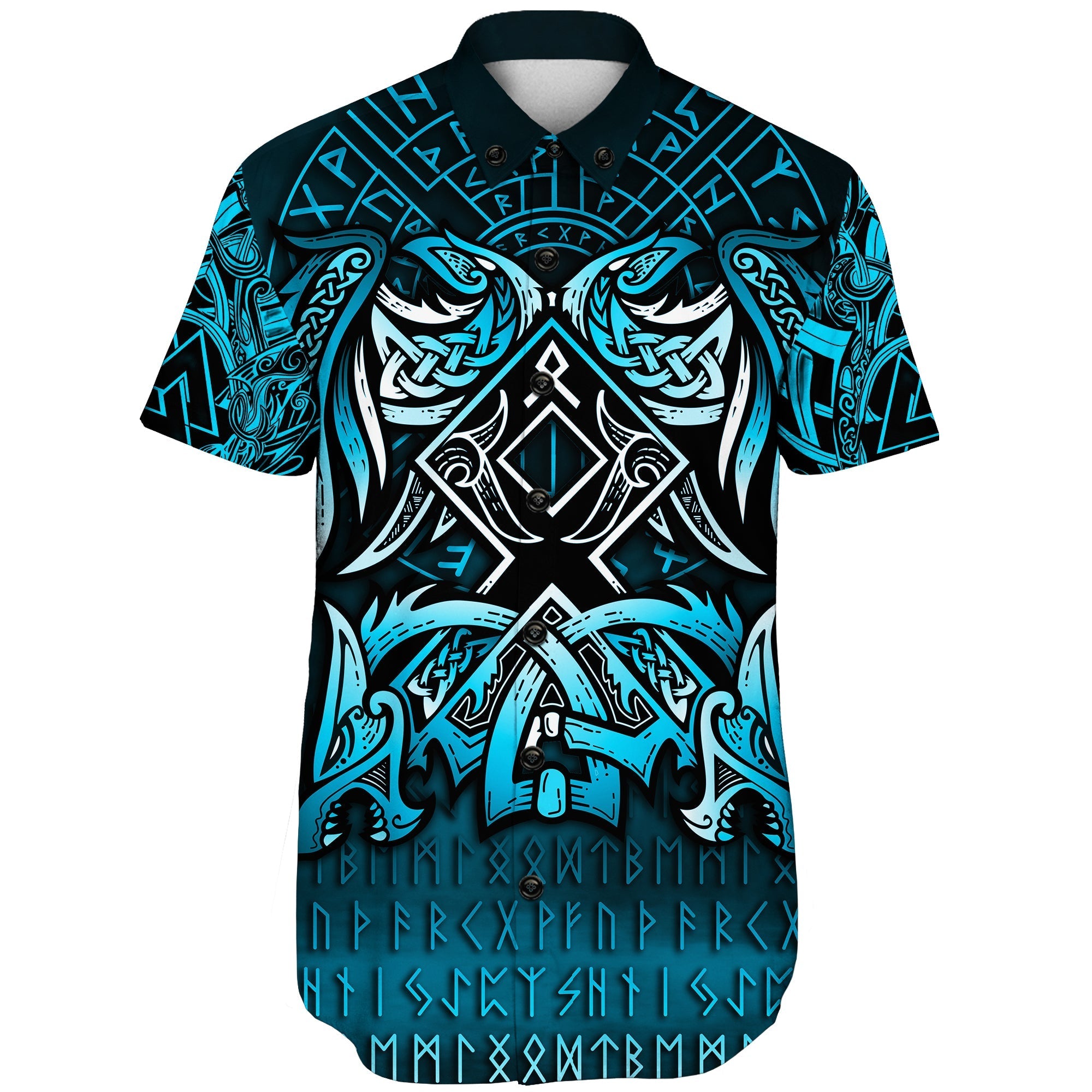 viking-shorts-sleeve-shirt-othala-and-raven-blue