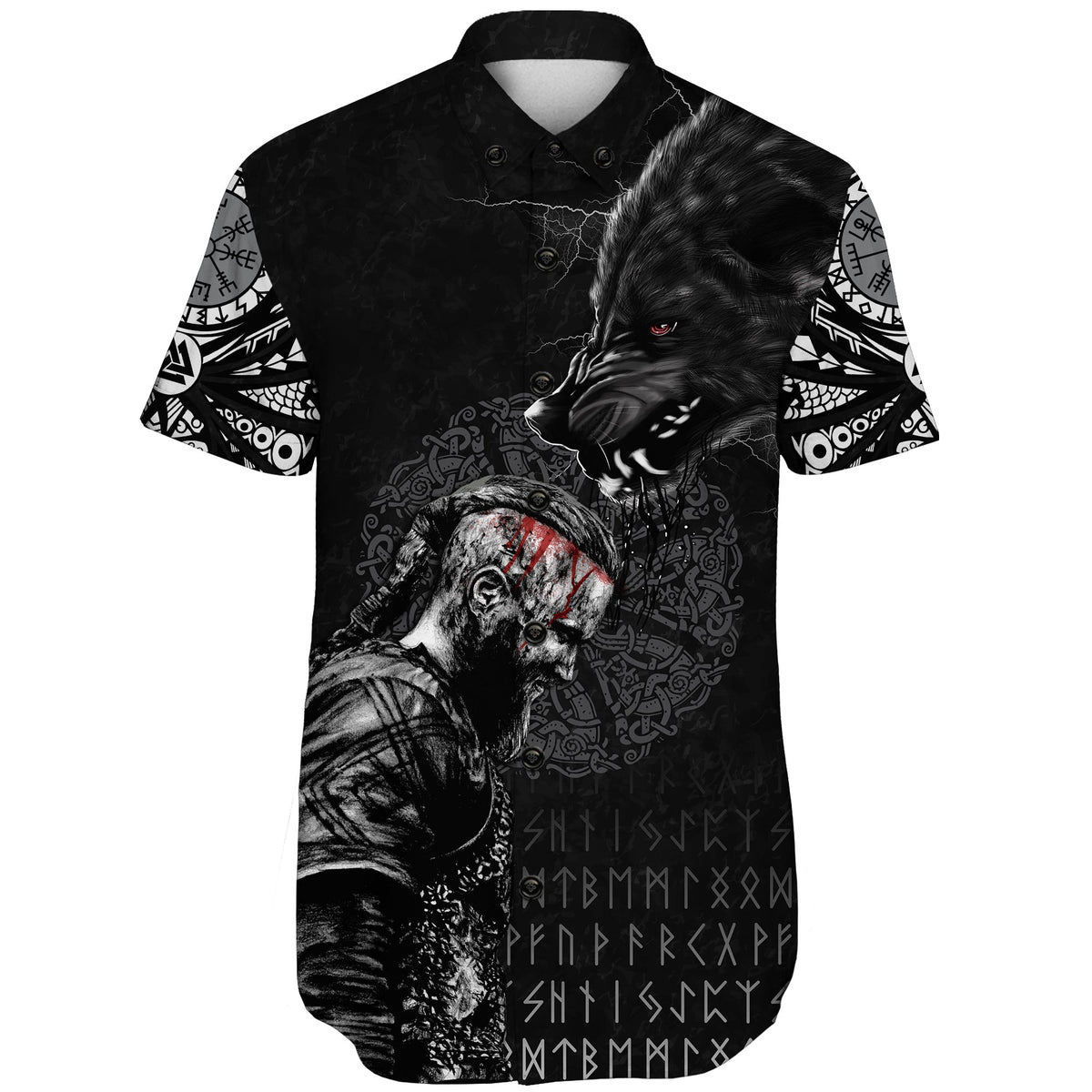 viking-shorts-sleeve-shirt-ragnar-and-wolf