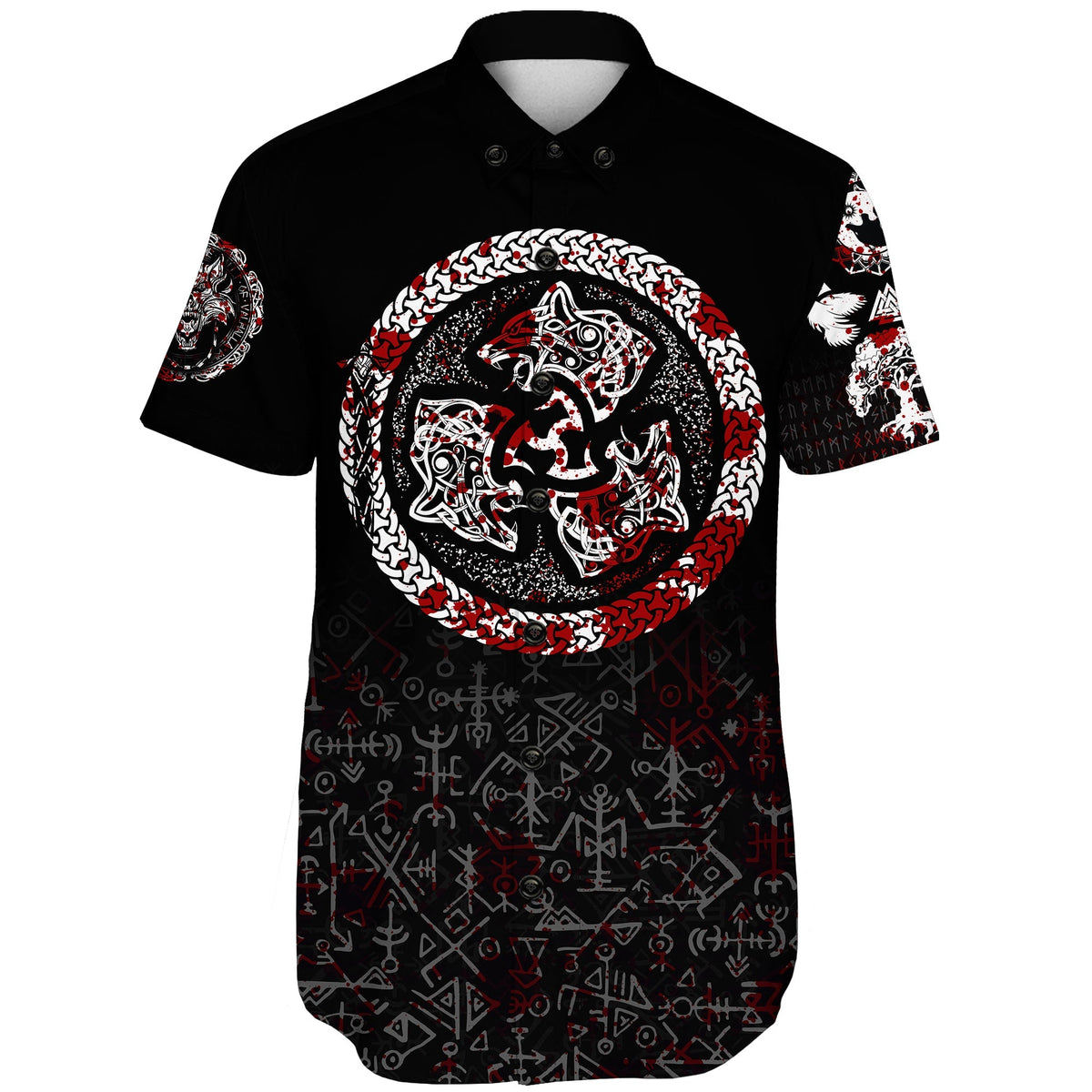 viking-shorts-sleeve-shirts-fierce-blood-wolf-symbol-of-a-viking-nordic