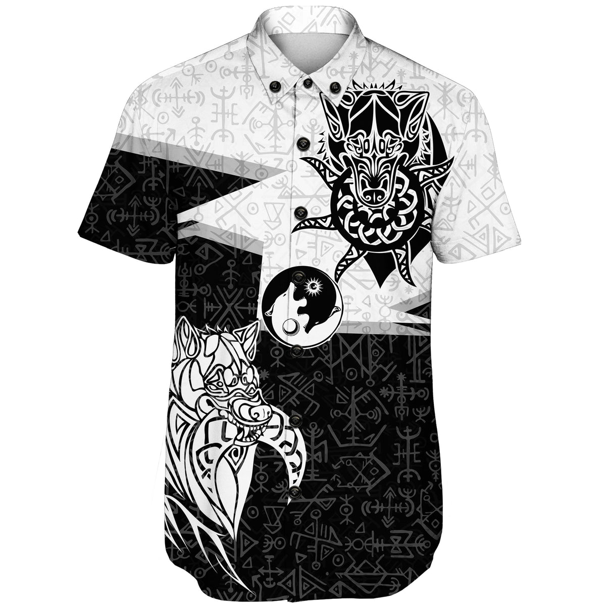 viking-shorts-sleeve-shirts-skoll-and-hati-new-style