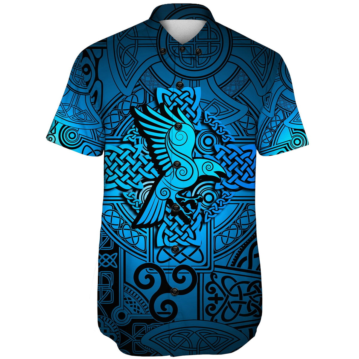 viking-shorts-sleeve-shirt-raven-odin-celtic-cyan