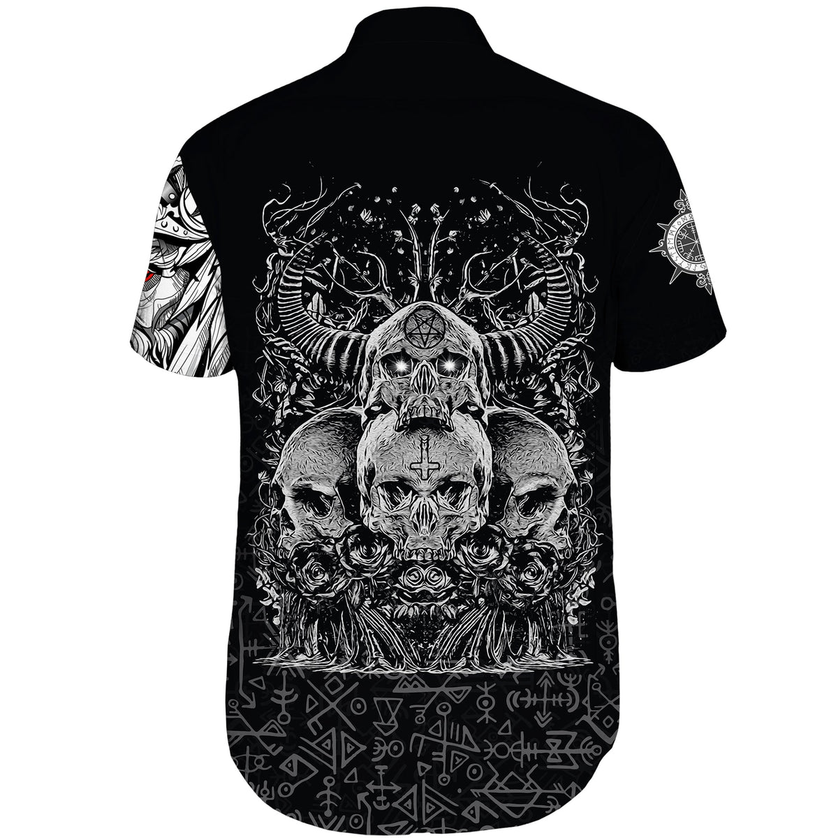 viking-skull-honor-shorts-sleeve-shirts