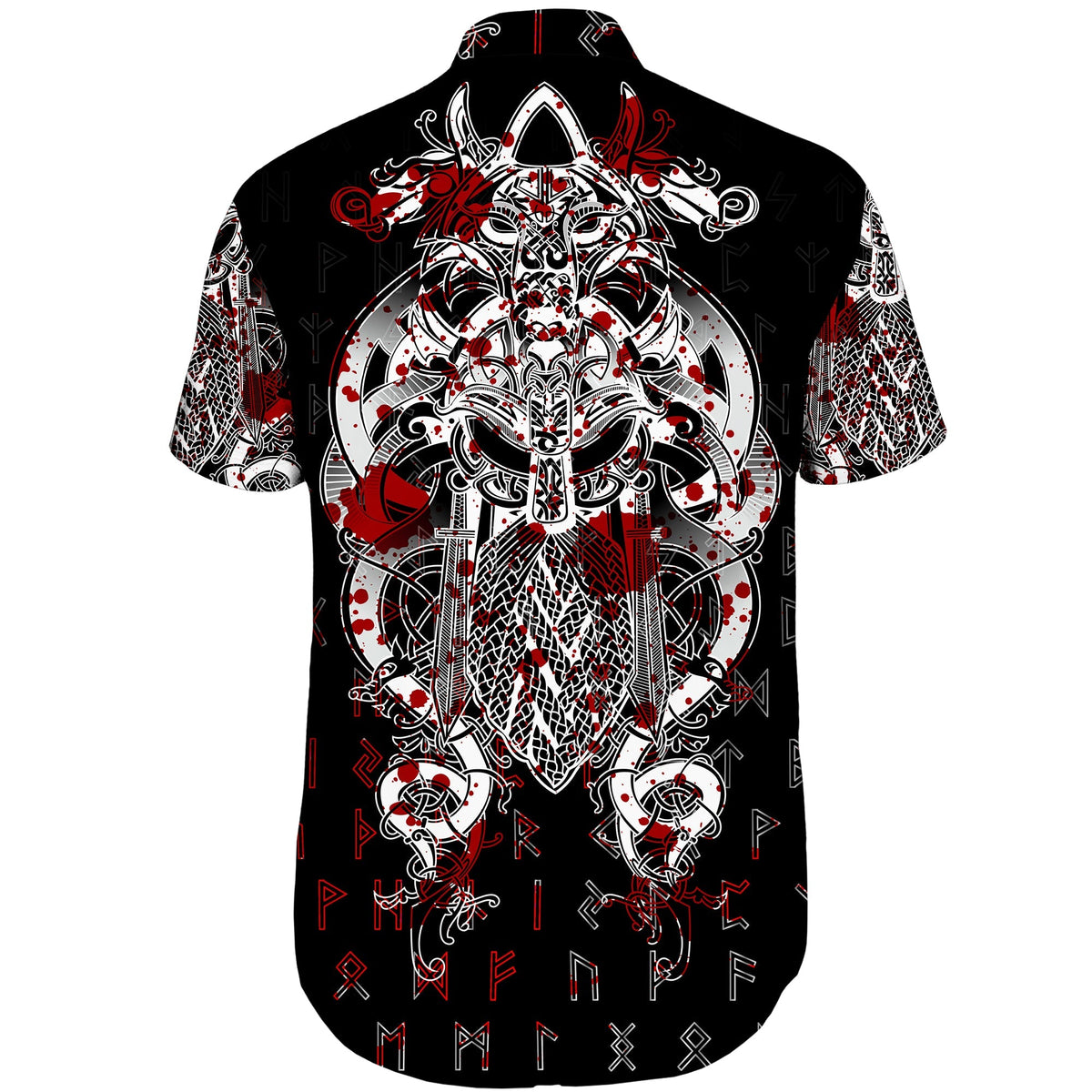 viking-tyr-tattoo-blood-shorts-sleeve-shirts