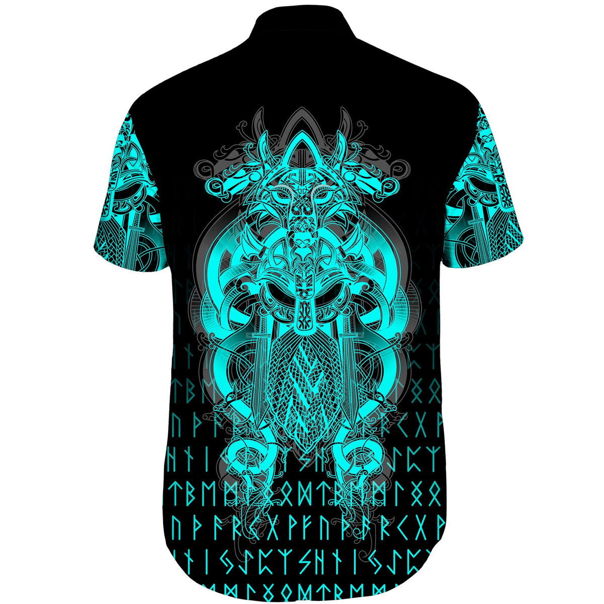 viking-tyr-tattoo-cyan-shorts-sleeve-shirts