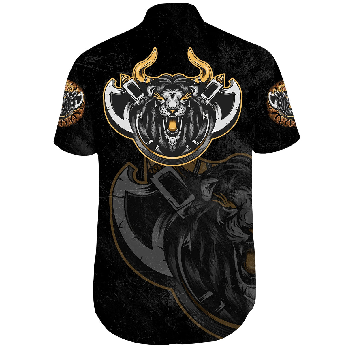 custom-viking-short-sleeve-shirts-viking-lion