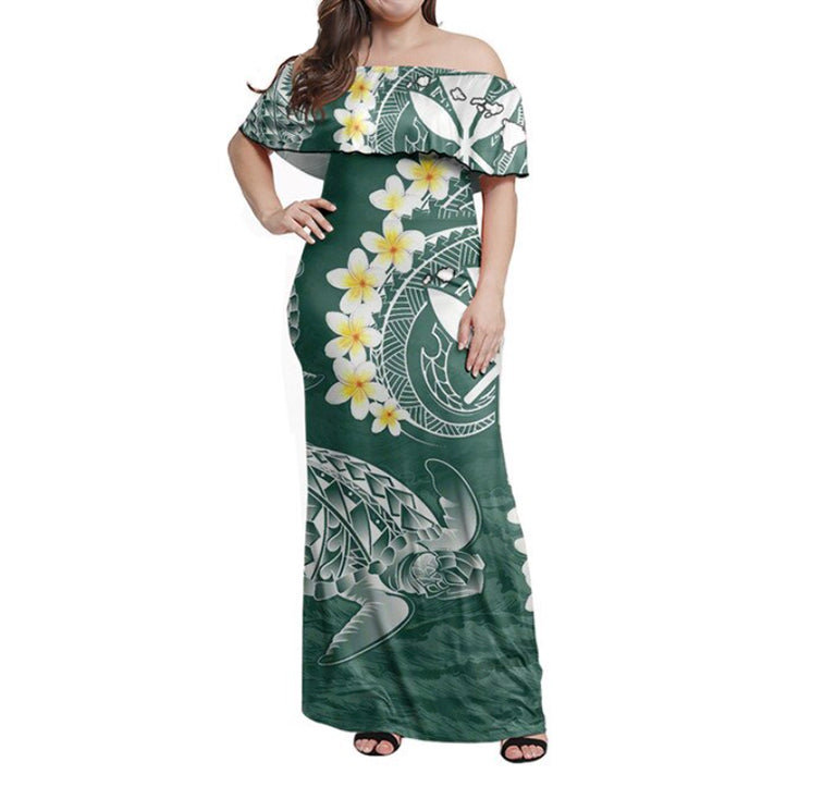Polynesian Hawaiian Kanaka Maoli Matching Hawaiian Shirt And Dress No.4 LT6 - Wonder Print Shop
