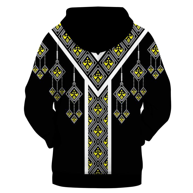 Ethnic Pattern Native American 3D Hoodie LT10 - Wonder Print Shop