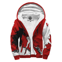 Canada Sherpa Hoodie - Maple Leaf Hockey - Wonder Print Shop