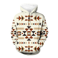 Native American Ethnic Pattern Design 3D Hoodie LT10 - Wonder Print Shop