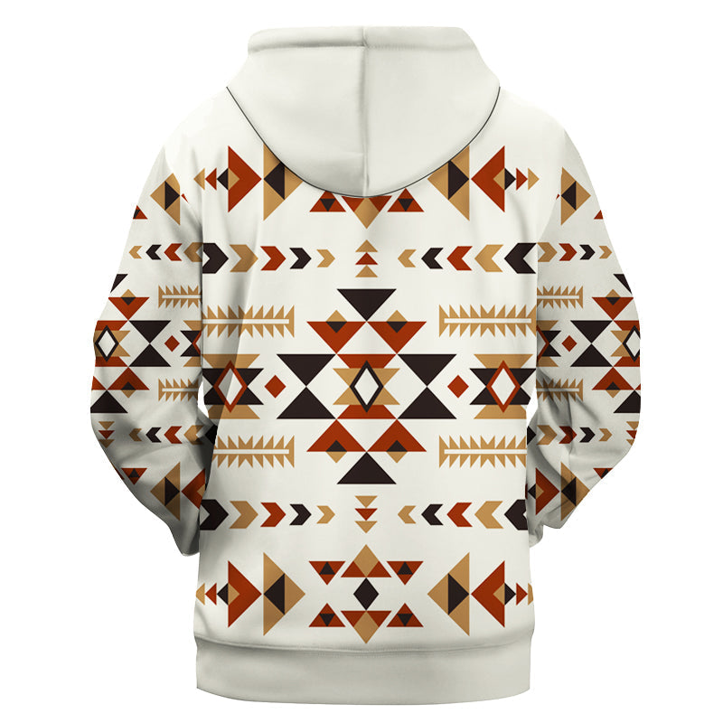 Native American Ethnic Pattern Design 3D Hoodie LT10 - Wonder Print Shop
