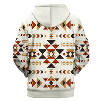 Native American Ethnic Pattern Design 3D Hoodie LT10 - Wonder Print Shop