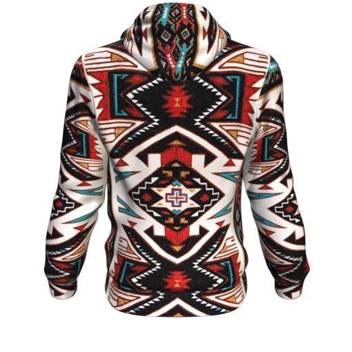 Tribal Pattern Colorful Native American Design 3D Pullover Hoodies LT10 - Wonder Print Shop