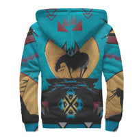 Trail Of Tear Native American Design 3D Blue Sherpa Hoodie NO USE LT10 - Wonder Print Shop