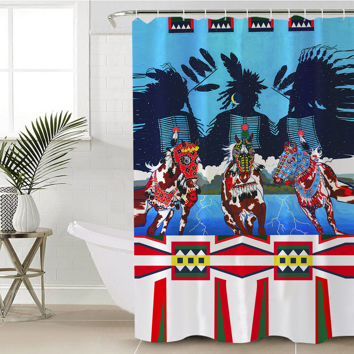 horse-costumes-shower-curtain