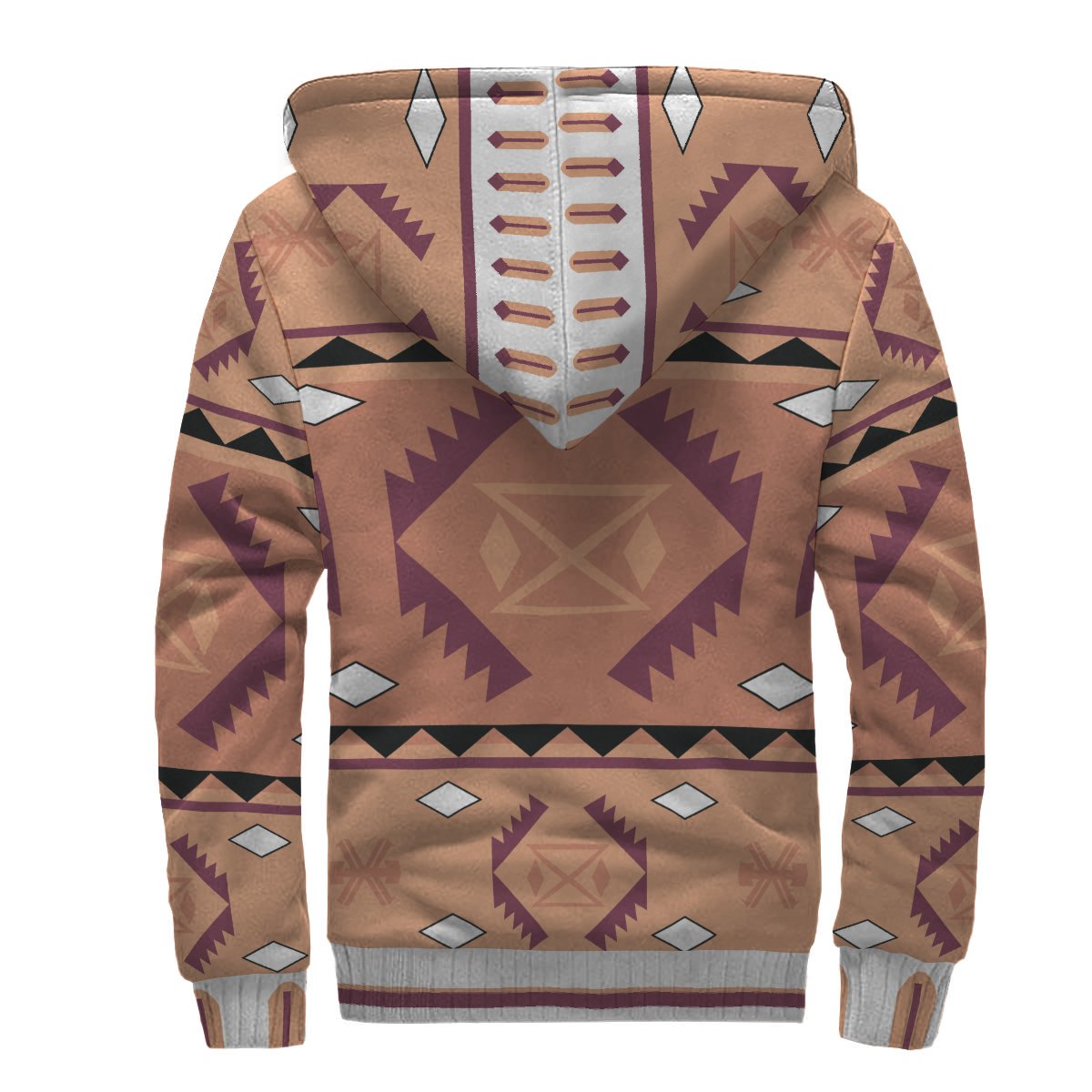 Native American Sherpa Hoodie LT10 - Wonder Print Shop
