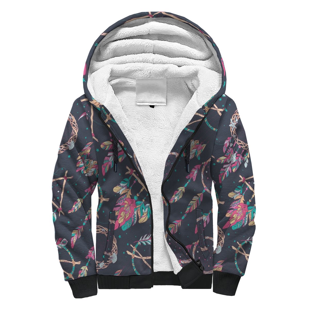 Dreamcatcher Sherpa Hoodie LT10 - Wonder Print Shop
