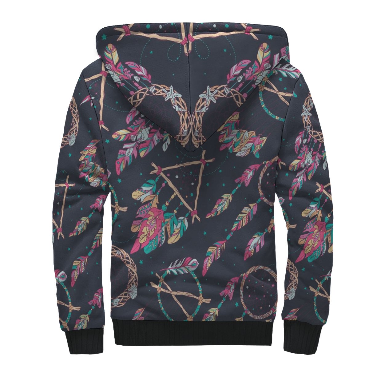 Dreamcatcher Sherpa Hoodie LT10 - Wonder Print Shop