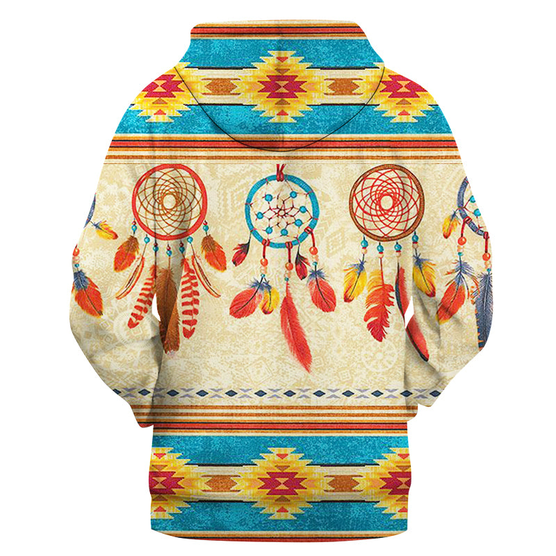 Native American Feather Dream Catchers 3D Hoodie LT10 - Wonder Print Shop