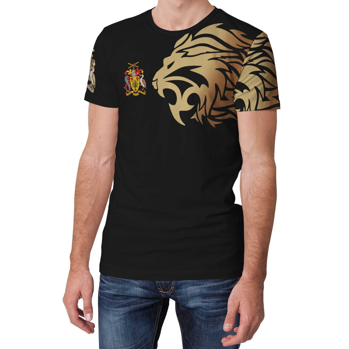 Barbados T Shirts Lion Style - Wonder Print Shop